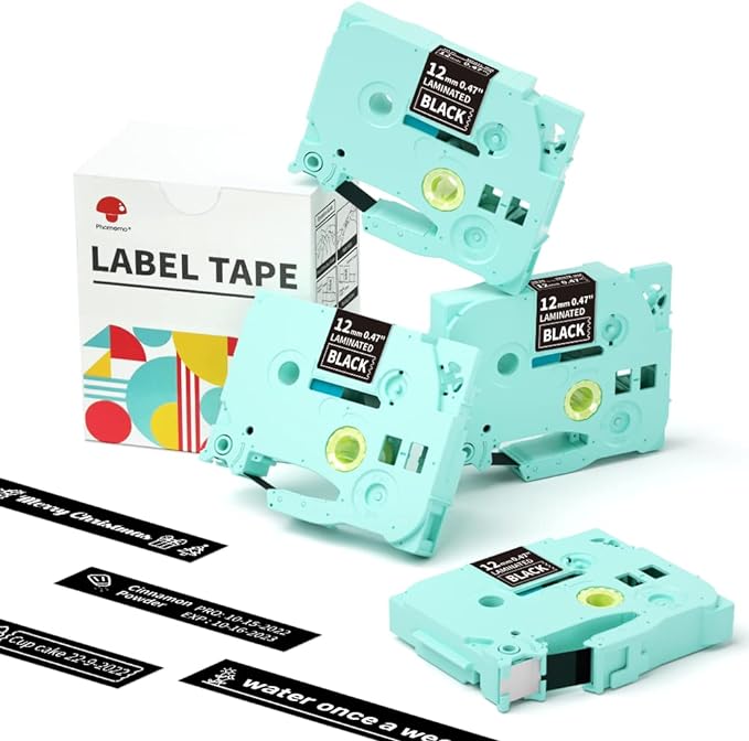 4Pack Colorful Label Maker Tape For P3200