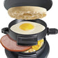Hamilton Beach Breakfast Sandwich Maker with Egg Cooker Ring, Customize Ingredients, Perfect for English Muffins, Croissants, Mini Waffles, Single, Silver (25475A) Discontinued - havana shop