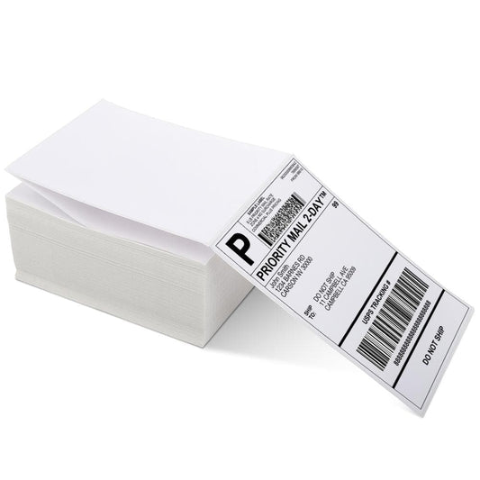 4x6 Fanfold Direct Thermal Shipping Label (500 Labels)