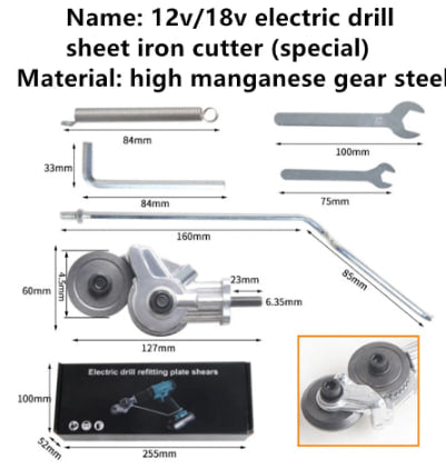 Sheet metal cutting tool