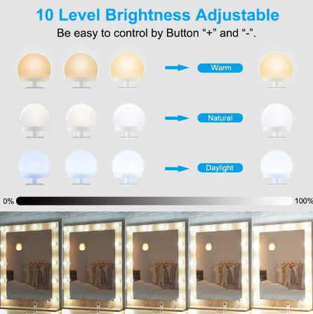 LED Light Makeup Mirror Bulbs Vanity Lights