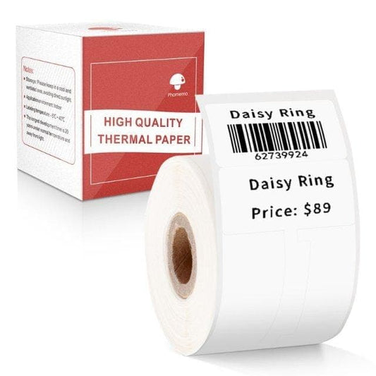 25 X 30mm Jewelry Price White For M110/M120/M200/M220/M221 - 1 Roll