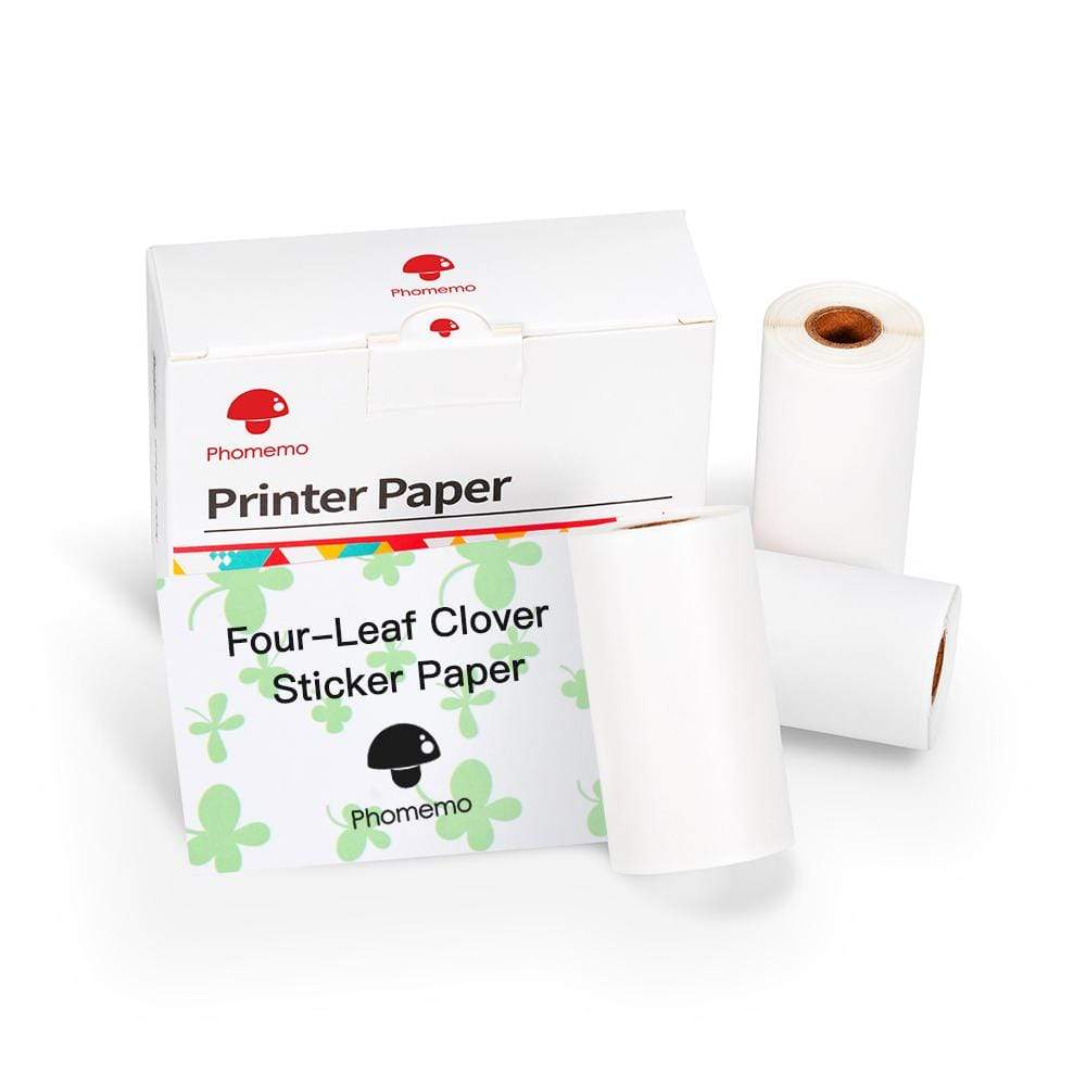 53mm Pattern Sticker 20-Year Long-Lasting Thermal Paper For M02 Series/ M03AS/ M04S/ M04AS丨3 Rolls